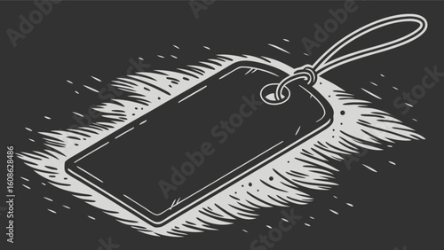 Vintage style price tag vector graphic design for retail sales and product marketing promotion material needs