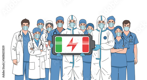Healthcare heroes charged up and ready to fight against infectious disease outbreaks with full energy reserves