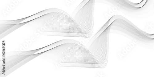 Abstract vector background with black wavy lines. EPS10