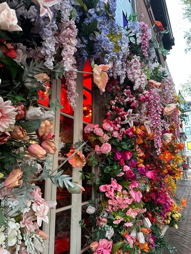 red and yellow flowers