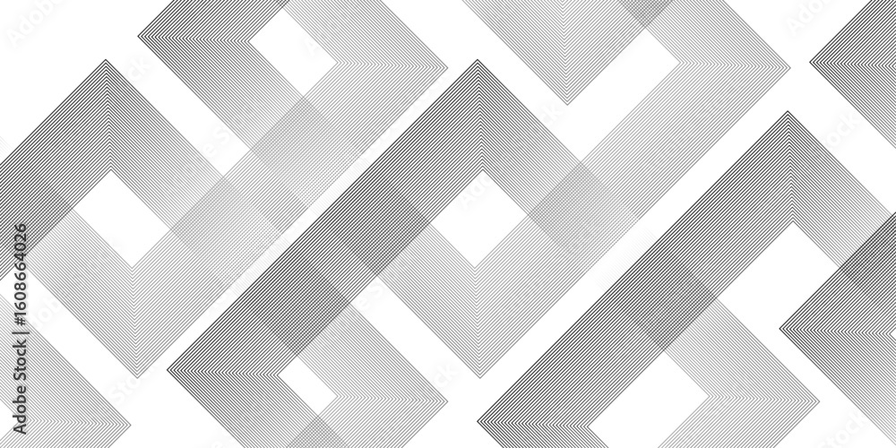 Obraz premium Gradient square gradient minimal art linear fabric oblique retro vector stripe diagonal dynamic fabric abstract white and gray geometric creative tech seamless textile design. 