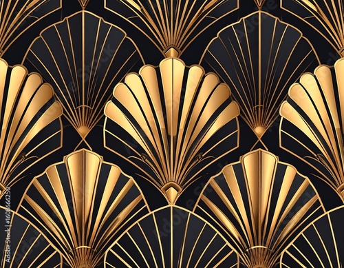 Intricate art deco ornament