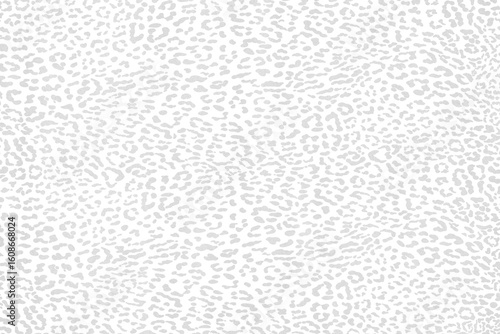 Seamless pattern with leopard animal skin leather. Fur, skin, leather pattern texture isolated on transparent background. Abstract silver, white, leather pattern background. Silver, white, metal color