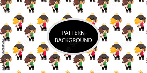 cute doodle dog pattern background. Baby dog new born pattern background design. fabric, textile. Trendy scandinavian vector background. Perfect for kids apparel,fabric, textile, nursery decoration