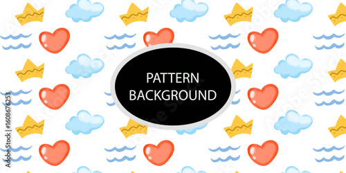cute doodle dog pattern background. Baby dog new born pattern background design. fabric, textile. Trendy scandinavian vector background. Perfect for kids apparel,fabric, textile, nursery decoration