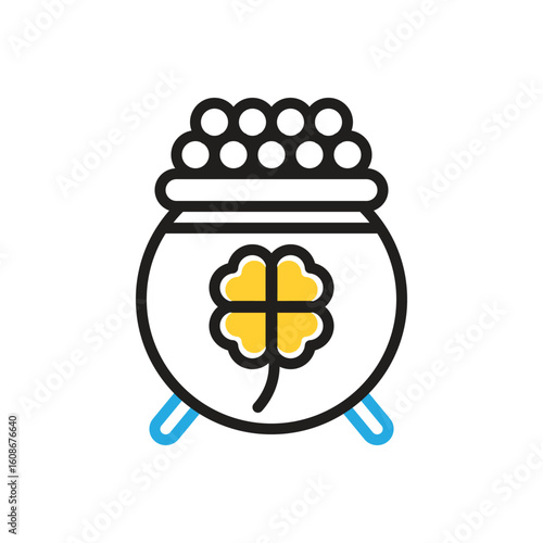 Multi color icon for irish
