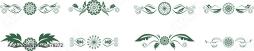 Celtic tribal knotworks set. Collection of tattoo designs ornaments and silhouettes and bundle set.