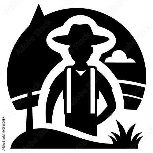 cowboy with a hat