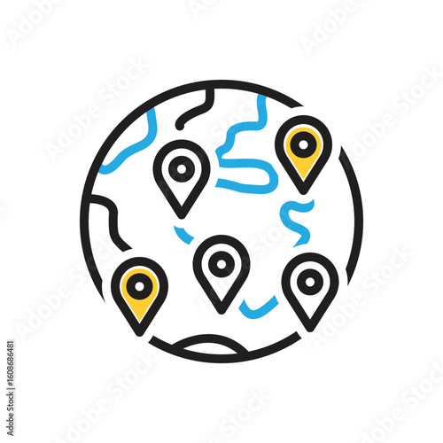 Multi color icon for everywhere