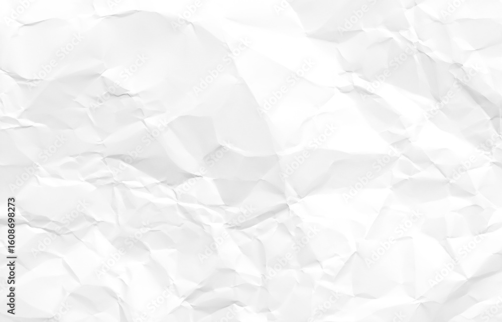 Crumpled White Paper Texture Background Crumpled White Paper Texture Background