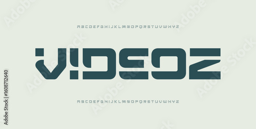 Videoz Classy elegant font, vintage type or luxury premium typeface, vector English royal alphabet. Classic typography in modern or old art deco style, serif letters for modern or retro poster font