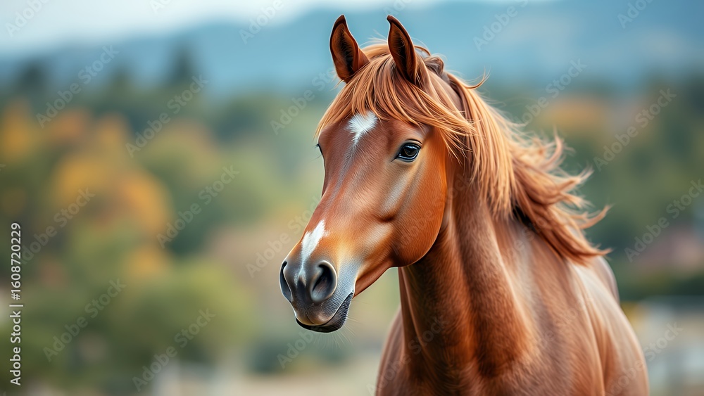 Obraz premium Majestic Equine Presence