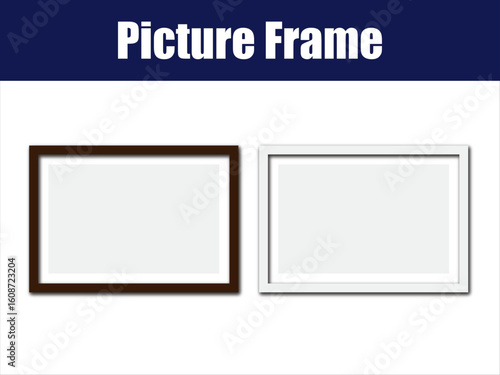 Two Picture Frames Shifting Light with Shadow Animation Rectangular wooden and white frames animate with gentle light and shadow changes.