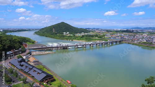 Wallpaper Mural 犬山城からのライン大橋方向3 Torontodigital.ca