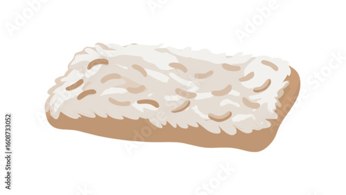 Delicious coconut bar dessert recipe image for baking enthusiasts and pastry shop advertising needs