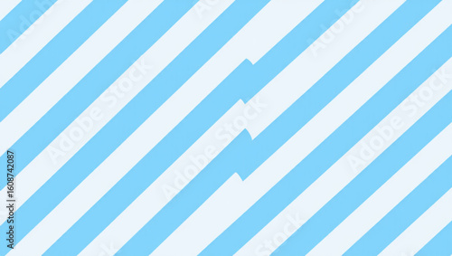 Abstract light blue and white diagonal stripes background pattern texture