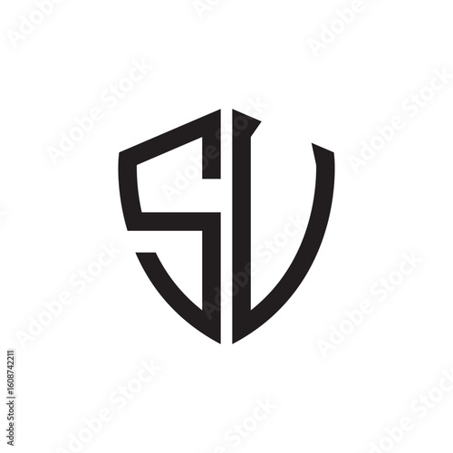 The **SV Shield logo** combines bold initials with a sleek shield design, symbolizing strength, security, and professionalism for a modern and trustworthy brand identity.
