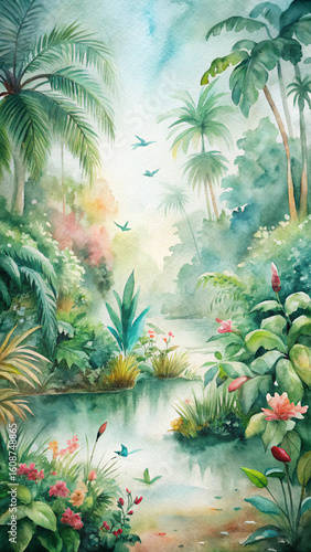 tropical island