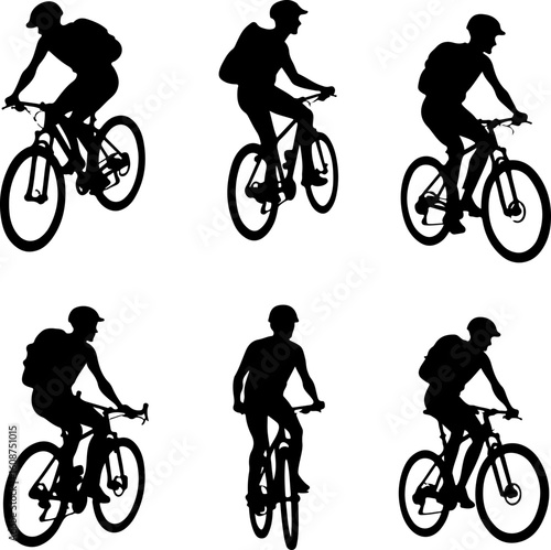 Mountain Bike Adventure vector bundle   outdoor sports
