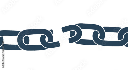 Broken Chain Graphic Symbolizing Peace and Freedom: Breaking Cycles of Conflict for International Day of Peace Assets