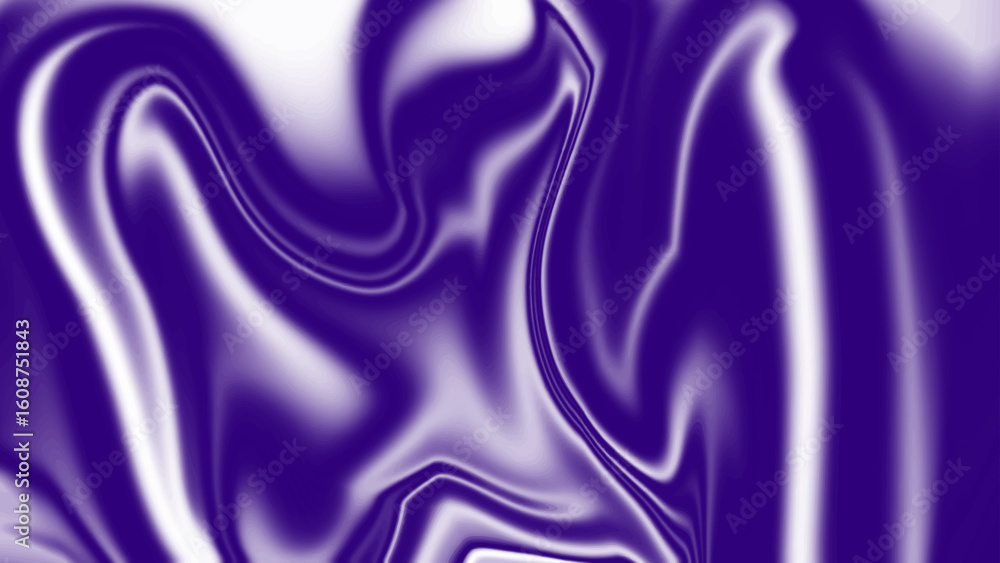 Obraz premium Flowing purple and white hues. Silky, reflective purple texture. Distorted purple reflections.