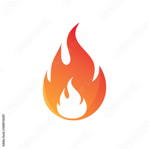 Set of dynamic fire vector illustrations and cartoon flames including wildfire scenes, burning forests, flat icons, explosion effects, and blazing backgrounds for emergency or danger themes.

