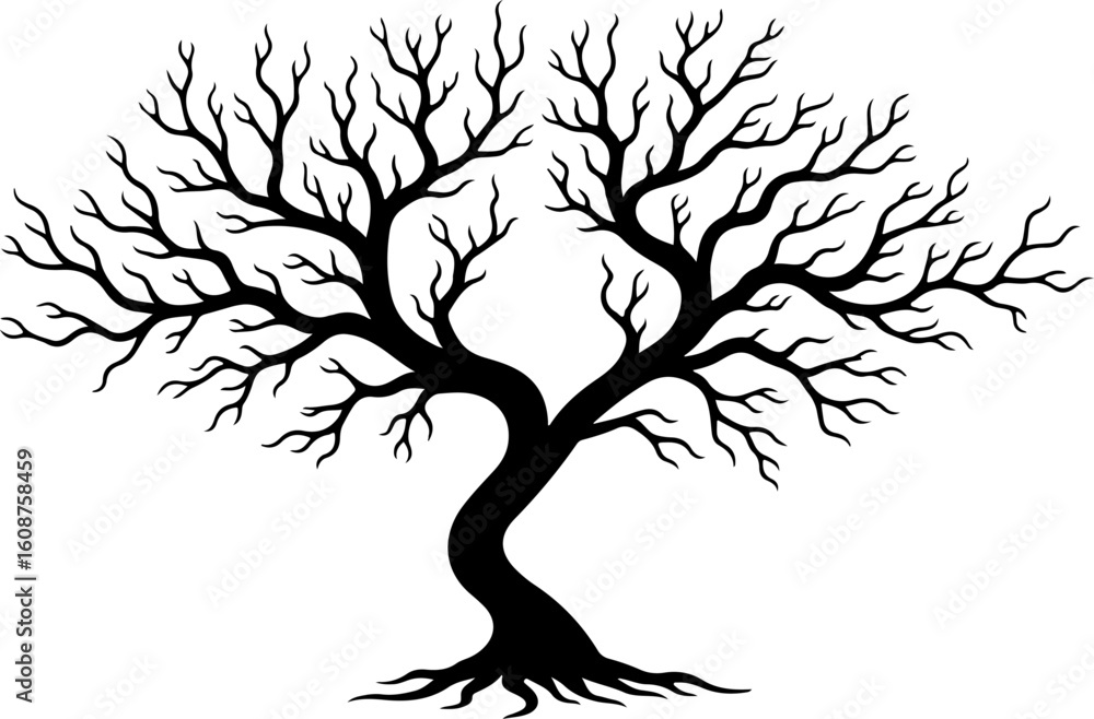 Obraz premium Mystic Tree Silhouette Collection