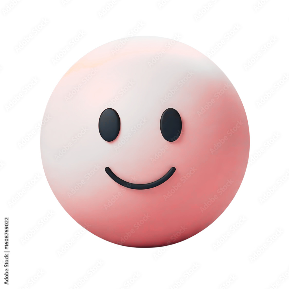 Fototapeta premium 3d smiley face