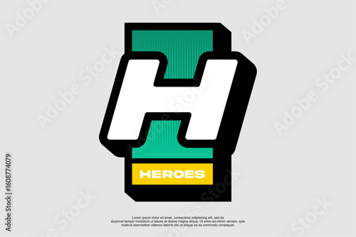 heroes badge style Vector streetwear design ideas concept vector graphic tee design