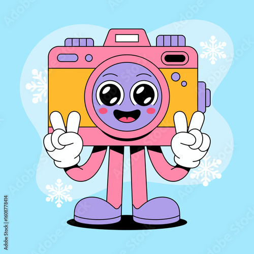 Winter-Themed Camera Character