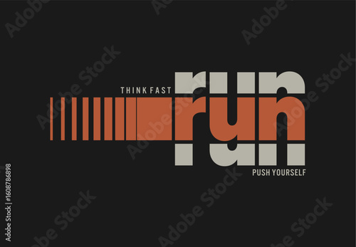run faster graphic sport