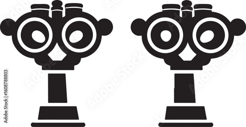 Stylized black and white silhouette of a phoenix isolated on transparent background