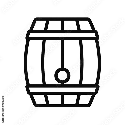 Oktoberfest Beer Barrel icon transparent background