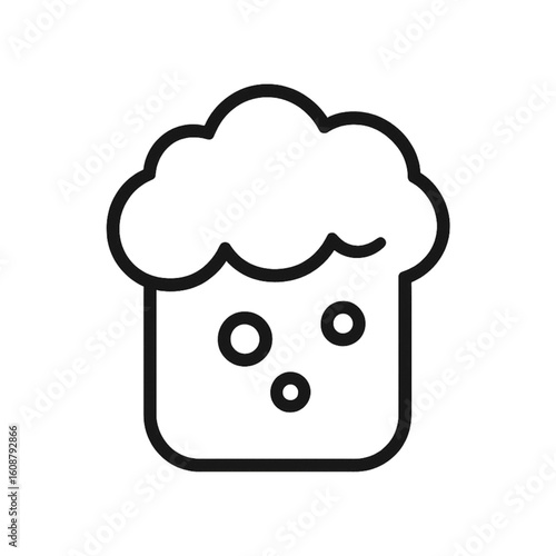 Oktoberfest Beer Foam icon transparent background