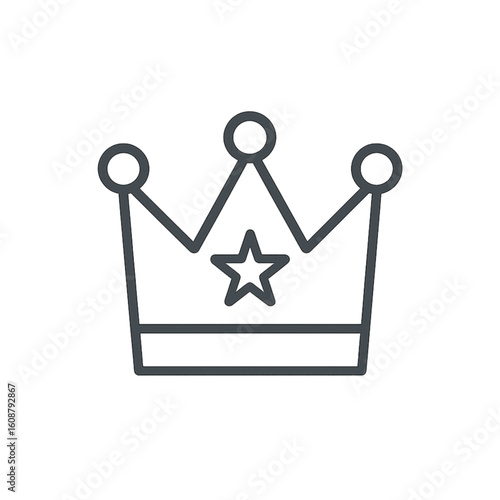 Oktoberfest Beer king's crown icon transparent background