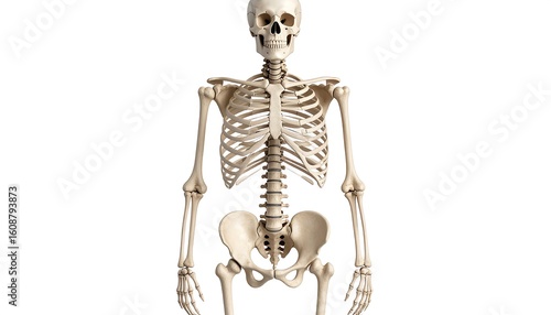 Human skeleton anatomical model