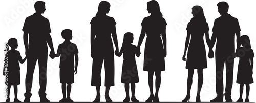 Black silhouette illustration of a phoenix bird rising isolated on transparent background silhouette