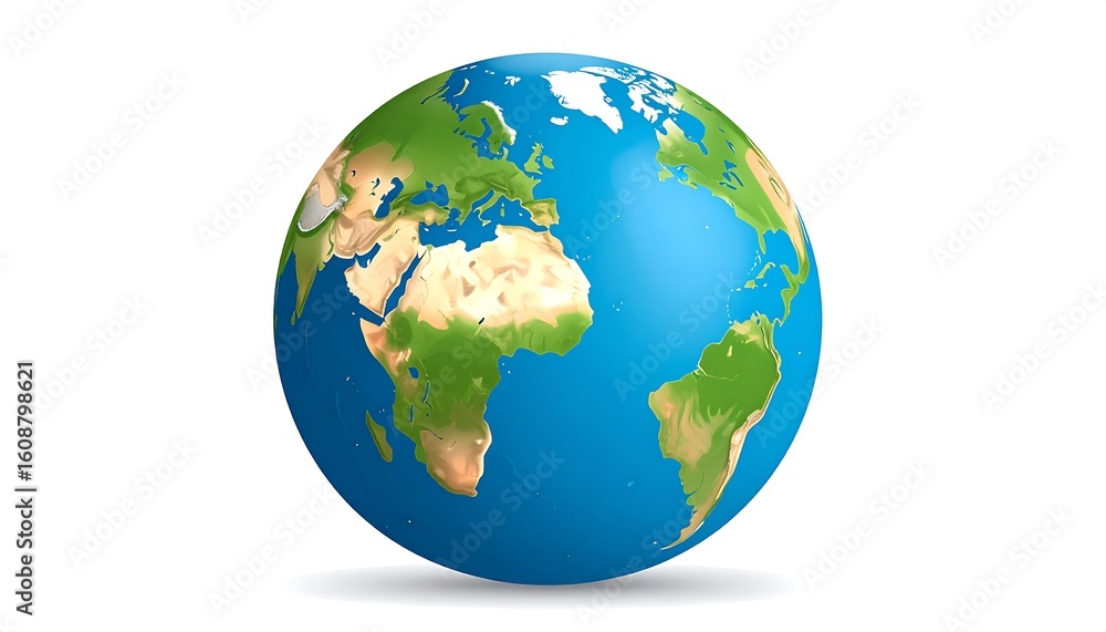 Earth globe illustration Earth globe illustration