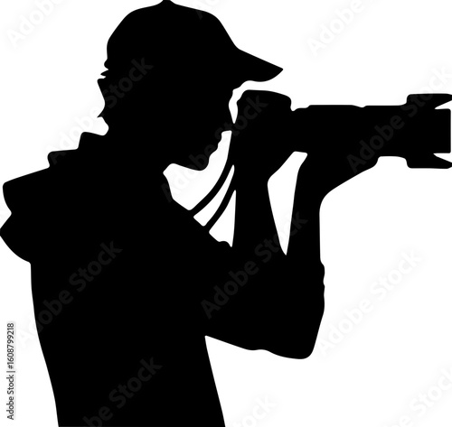 man with camera,camera, fotograf, foto,leute, linse, person, silhouette, frau, retro, jahrgang, abbildung, man, journalist, atelier, black, digital, vektor, brennpunkt, fachmann, paparazi,film