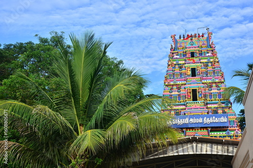 Canvas Print photography of a hindu temple god