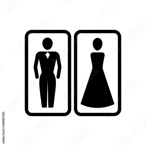 Classic restroom signage restroom signs male figure