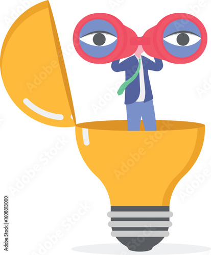 Intuition or future vision sight as ability to predict.
