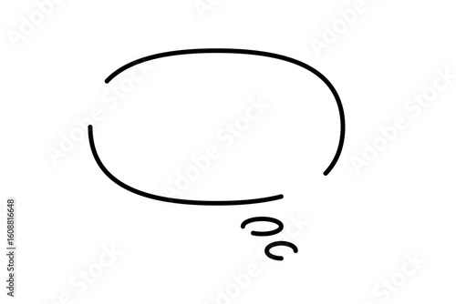 手書き風のシンプルで可愛い吹き出し