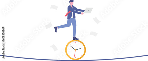 Overemployment and stressful time management for work
