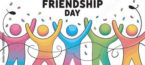 Friendship day national friendship day celebration friends happy friendship