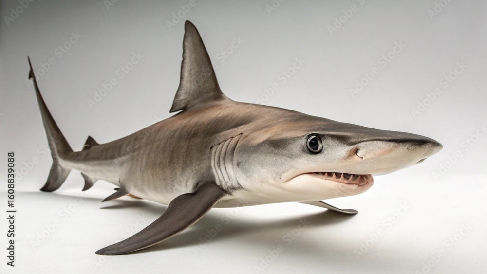 Fototapeta premium Hammerhead Shark on studio background