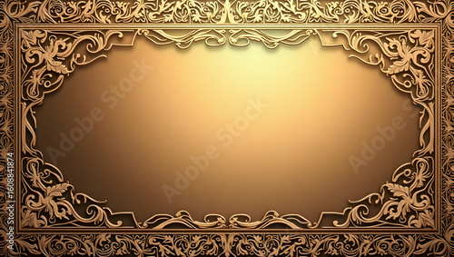 side arabic border center space view islamic background milad un nabi clean decorative style