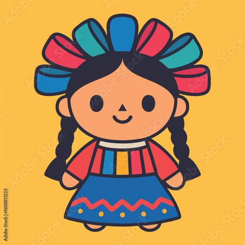 Lele doll muñeca lele tipica de mexico guatemala honduras nicaragua colombia 