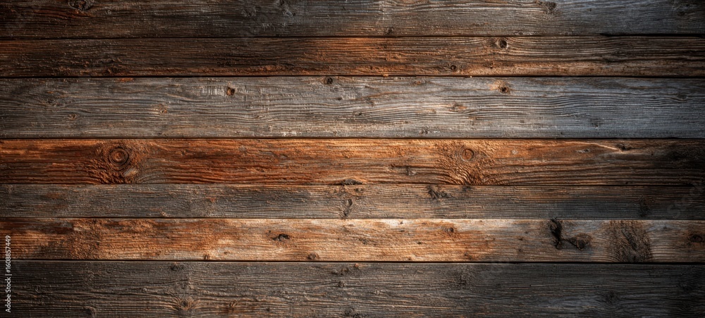 Fototapeta premium The textured wooden wall showcasing natural beauty and rustic charm