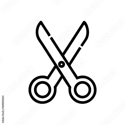 Scissors Icon for Creativity and Crafting Topics